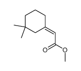 (Z)-(3,3-Dimethylcyclohexylidene)acetic acid methyl ester结构式