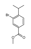 3-溴-4-异丙基苯甲酸甲酯结构式