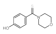 Methanethione,(4-hydroxyphenyl)-4-morpholinyl- picture