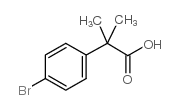 2-(4-溴苯基)-2-甲基丙酸结构式