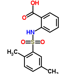 2-(2,5-Dimethyl-benzenesulfonylamino)-benzoic acid Structure