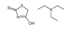 N,N-diethylethanamine,2-sulfanylidene-1,3-thiazolidin-4-one结构式