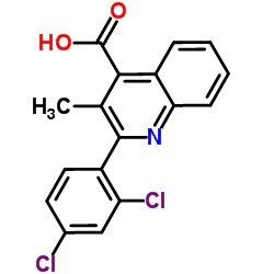 2-(2,4-DICHLORO-PHENYL)-3-METHYL-QUINOLINE-4-CARBOXYLIC ACID picture