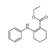 ethyl 2-anilinocyclohexene-1-carboxylate结构式