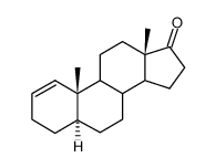 5α-Androsten-(1)-on-(17)结构式