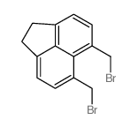 Acenaphthene, 5,6-bis(bromomethyl)- structure