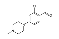 2-Chloro-4-(4-Methylpiperazino)benzaldehyde结构式