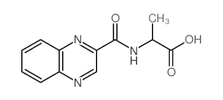 2-(quinoxaline-2-carbonylamino)propanoic acid Structure