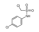 1-chloro-N-(4-chlorophenyl)methanesulfonamide结构式