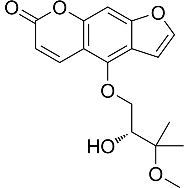 (+)-4-[(R)-2-Hydroxy-3-methoxy-3-methylbutoxy]-7H-furo[3,2-g][1]benzopyran-7-one picture