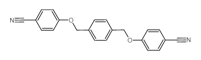 4-[[4-[(4-cyanophenoxy)methyl]phenyl]methoxy]benzonitrile Structure