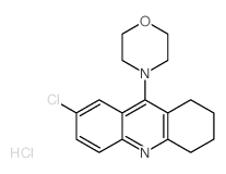 2-chloro-9-morpholin-4-yl-5,6,7,8-tetrahydroacridine Structure