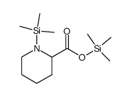 1-(Trimethylsilyl)-2-piperidinecarboxylic acid trimethylsilyl ester结构式