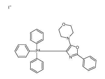 (5-morpholin-4-yl-2-phenyl-1,3-oxazol-4-yl)-triphenylphosphanium,iodide结构式