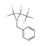 1-benzyl-2,2,3-trifluoro-3-(trifluoromethyl)aziridine Structure