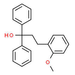 2-Methoxy-α,α-diphenylbenzene-1-propanol Structure