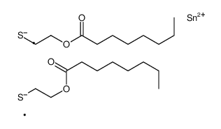 (dimethylstannylene)bis(thioethane-1,2-diyl) dioctanoate结构式