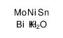 bismuth,cobalt,iron,molybdenum,nickel,oxotin,potassium Structure