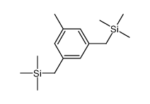 trimethyl-[[3-methyl-5-(trimethylsilylmethyl)phenyl]methyl]silane Structure