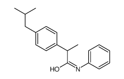 2-(4-Isobutylphenyl)-2-methylacetanilide结构式