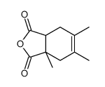 (3aS,7aR)-5,6,7a-trimethyl-4,7-dihydro-3aH-2-benzofuran-1,3-dione Structure