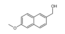 6-甲氧基-2-萘甲醇结构式