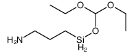 3-(diethoxymethoxysilyl)propan-1-amine结构式