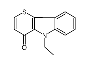 5-ethylthiopyrano[3,2-b]indol-4-one结构式