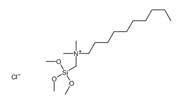 decyl-dimethyl-(trimethoxysilylmethyl)azanium,chloride结构式