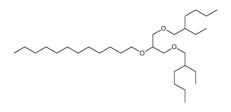 1-[1,3-bis(2-ethylhexoxy)propan-2-yloxy]dodecane结构式