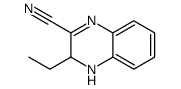 2-Quinoxalinecarbonitrile,3-ethyl-3,4-dihydro-(9CI) Structure