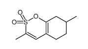 5,6,7,8-Tetrahydro-4,7-dimethyl-1,2-benzoxathiin 2,2-dioxide picture