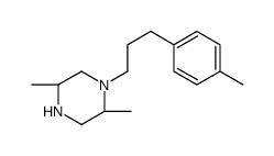 (2S,5R)-2,5-dimethyl-1-[3-(4-methylphenyl)propyl]piperazine Structure