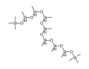 trimethyl-[methyl-[methyl-[methyl-[methyl-[methyl-[methyl-[methyl(trimethylsilyloxy)silyl]oxysilyl]oxysilyl]oxysilyl]oxysilyl]oxysilyl]oxysilyl]oxysilane Structure