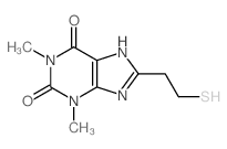 1H-Purine-2,6-dione,3,9-dihydro-8-(2-mercaptoethyl)-1,3-dimethyl- picture