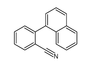 2-naphthalen-1-ylbenzonitrile Structure