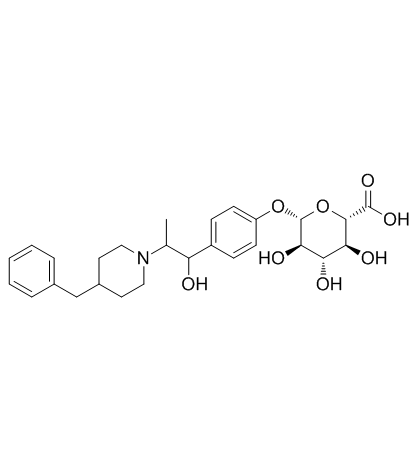 4-[2-(4-Benzylpiperidin-1-yl)-1-hydroxypropyl]phenyl hexopyranosiduronic acid图片