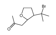 1-[(3R)-3-(2-bromopropan-2-yl)oxolan-2-yl]propan-2-one Structure