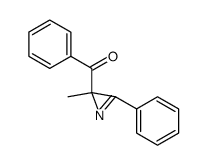 (2-methyl-3-phenyl-2H-azirin-2-yl)(phenyl)methanone结构式