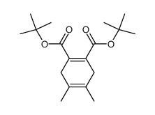 4,5-Dimethyl-1,4-cyclohexadien-1,2-dicarbonsaeure-di-tert-butylester Structure