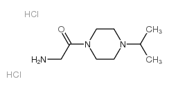 2-AMINO-1-(4-ISOPROPYL-PIPERAZIN-1-YL)-ETHANONE 2 HCL Structure