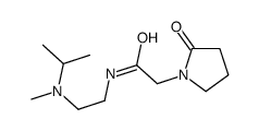 N-[2-[methyl(propan-2-yl)amino]ethyl]-2-(2-oxopyrrolidin-1-yl)acetamide Structure