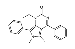 5,6-dimethyl-4,7-diphenyl-1-propan-2-ylpyrrolo[3,4-d]pyrimidin-2-one Structure