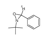 2-tert-Butyl-3-deuterio-3-phenyloxaziridine结构式