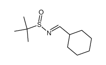 (E)-N-cyclohexylmethylidene-tert-butanesulfinamide Structure