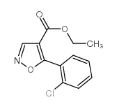 ETHYL-5-(2-CHLOROPHENYL)-ISOXAZOLE-4-CARBOXYLATE Structure