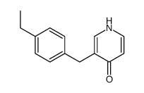 4-Pyridinol,3-[(4-ethylphenyl)methyl]-(9CI) structure