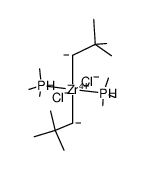 bis(2,2-dimethylpropan-1-id-1-yl)bis(trimethyl-l5-phosphanyl)zirconium(VIII) chloride Structure