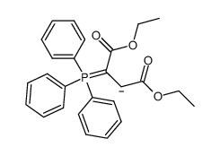 1,4-diethoxy-1,4-dioxo-3-(triphenyl-l5-phosphanylidene)butan-2-ide Structure