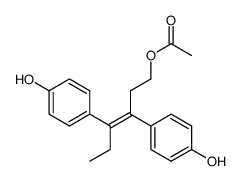 3,4-bis-(p-hydroxyphenyl)-3-hexenol acetate结构式